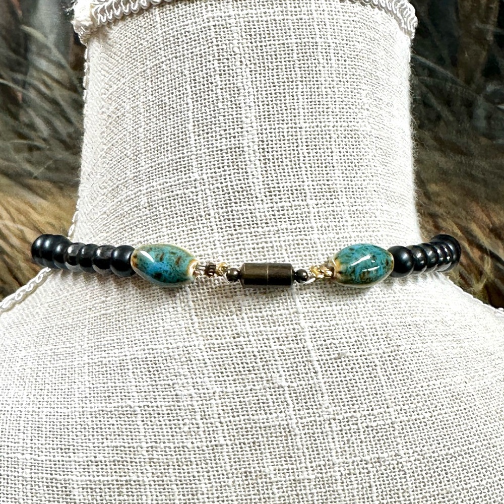 Fossil ivory Alaska intricately handcarved otter goddess Sterling necklace beads - Picture 12 of 15